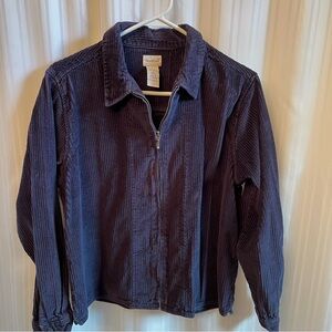 North Crest Navy Blue Corduroy Jacket Size Medium